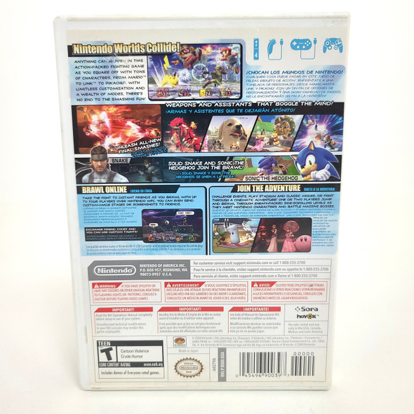 Super Smash Bros. Brawl (Nintendo Wii, 2008) CIB - Tested
