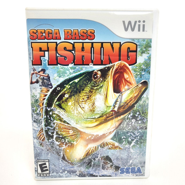 Sega Bass Fishing (Nintendo Wii, 2008) Complete in box -Tested