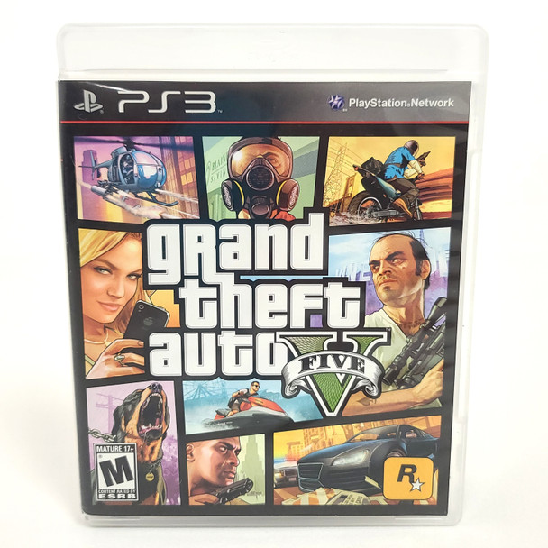 Grand Theft Auto V (PlayStation 3, 2013) w/ Manual - Tested