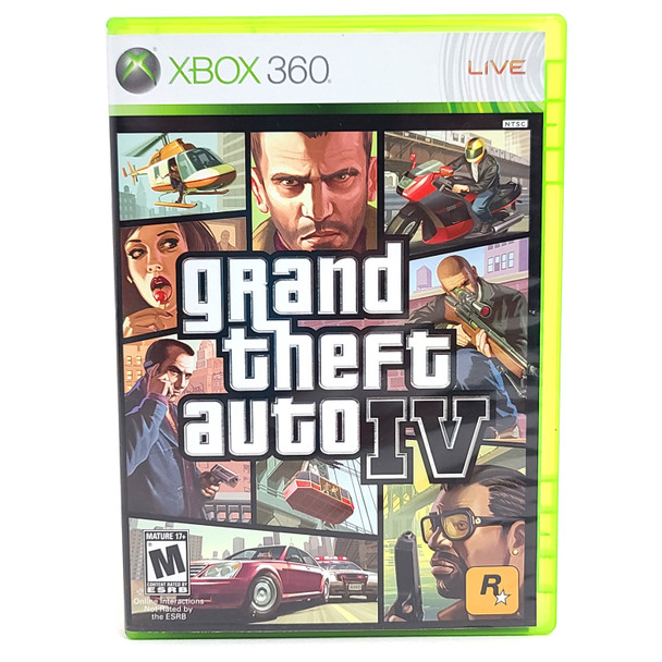 Grand Theft Auto IV (Xbox 360, 2008) Complete - Tested