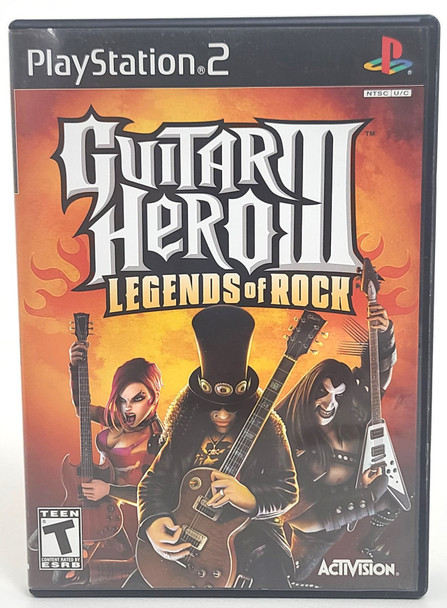 Guitar Hero III: Legends of Rock (PlayStation 2, 2007) Complete in box