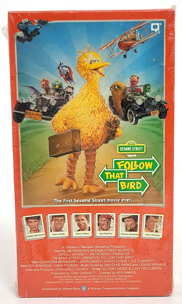 Sesame Street: Follow That Bird (VHS, Rare 1986 Version) Factory Sealed