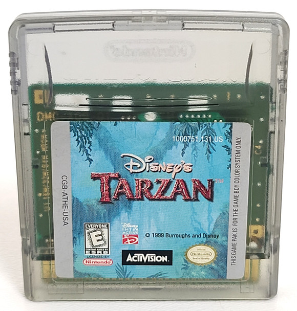 Disney's Tarzan (Nintendo Game Boy Color, 1999) Working