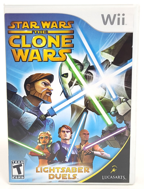 Star Wars The Clone Wars (Nintendo Wii, 2008) Complete in Box - Tested