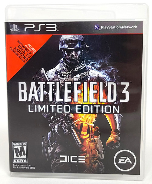 Battlefield 3: Limited Edition (PlayStation 3, 2011) Complete in box - Tested