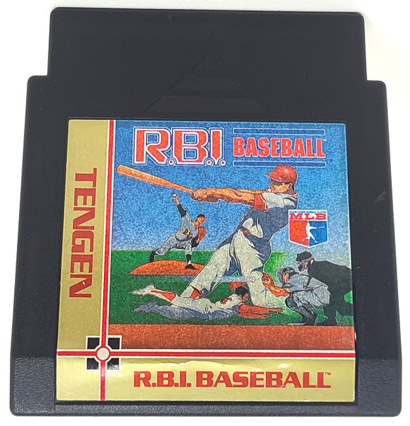 R.B.I. Baseball (Nintendo NES, 1988) Damaged Label - Tested