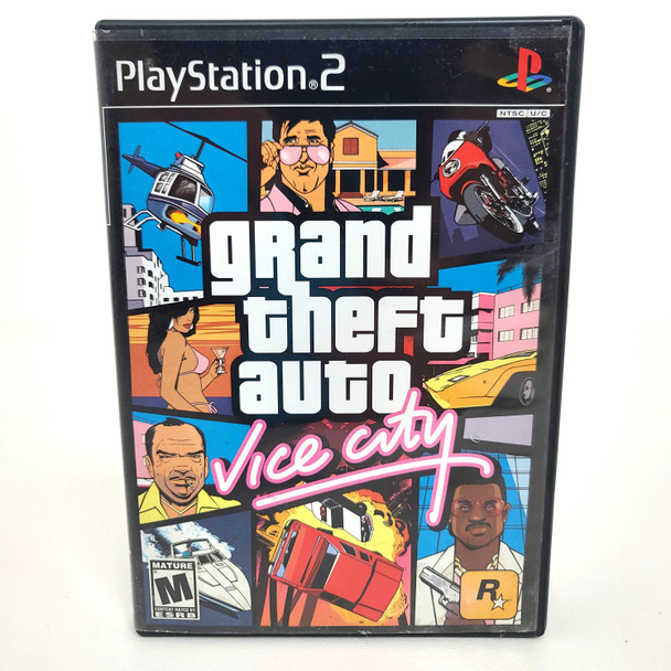 Grand Theft Auto Vice City (PlayStation 2, 2002) With Manual - Tested