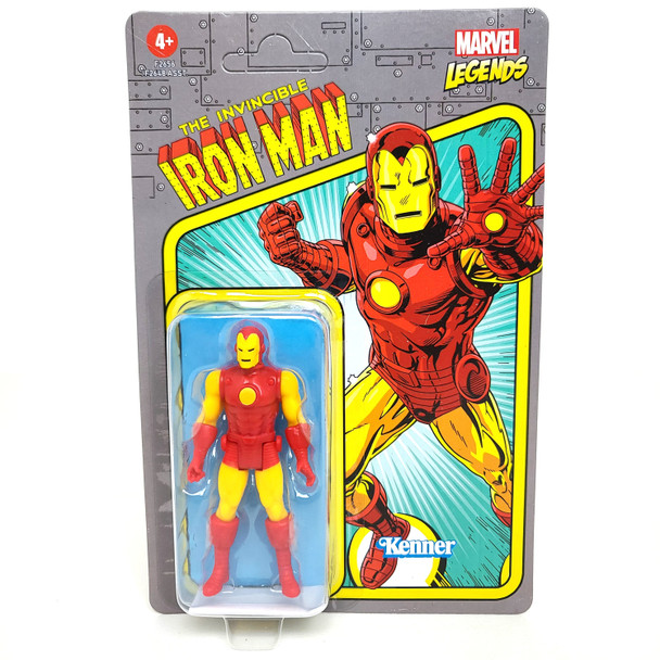 Marvel Legends Retro Iron Man 3.75" Action Figure Case Fresh (2021)