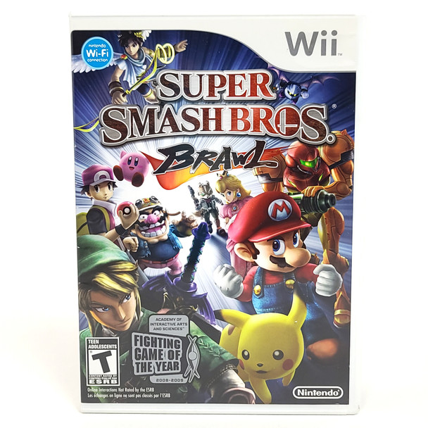 Super Smash Bros. Brawl (Nintendo Wii, 2008) Complete w/box - Tested