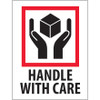 3 x 4" - "Handle With Care" Labels (Roll of 500)