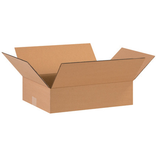 16 x 12 x 3" Flat Corrugated Boxes (Bundle of 25)