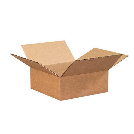 8 x 8 x 3" Flat Corrugated Boxes (Bundle of 25)
