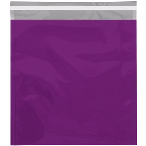 10 3/4 x 13" Purple Metallic Glamour Mailers (Case of 250)