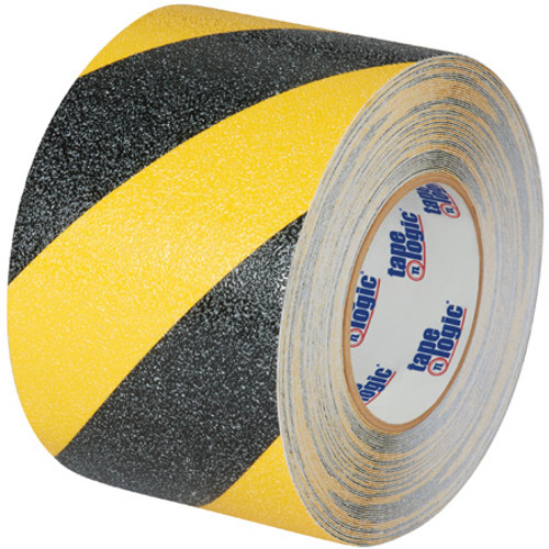 2" x 60' Black/Yellow Striped Heavy-Duty Tape Logic Anti-Slip Tape