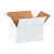 10 x 8 x 6" White Corrugated Boxes (Bundle of 25)
