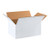 17 1/4 x 11 1/4 x 8" White Corrugated Boxes (Bundle of 25)