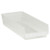 23 5/8 x 8 3/8 x 4" Clear Plastic Shelf Bin Boxes (Case of 6)