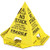 Yellow with Black Print Pallet Cones - English, French & Spanish (Case of 50)