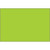 2 x 3" - Fluorescent Green Removable Rectangle Labels (Roll of 500)