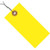 3 3/4" x 1 7/8" Yellow Tyvek PW Shipping Tag (Case of 100)