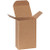 2 1/2 x 1 3/4 x 4" Kraft Reverse Tuck Folding Cartons (Case of 500)