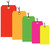 4 3/4 x 2 3/8" Fluorescent 13 Pt. Shipping Tags - Pre-Strung (Case of 1000)