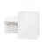 8 x 4 ½ x 10 ¼" White Paper Shopping Bags (250-Pack)