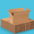 12"L x 6"W x 6"H Long Corrugated Box, 25-Pack