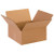 13"L x 13"W x 6"H Flat Corrugated Box (25-Pack)