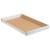 24 x 15 x 1 3/4" White Corrugated Trays (Bundle of 50)