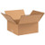 9 x 9 x 4" Flat Corrugated Boxes (Bundle of 25)