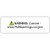 1 1/2 x 1/2" - "Warning: Cancer - " Prop 65 Labels (Roll of 500)