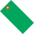 3 3/4" x 1 7/8" Green Tyvek Shipping Tag (Case of 100)