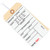 6 1/4 x 3 1/8" - (0500-0999) Inventory Tags 2 Part Carbonless # 8 - Pre-Wired (Case of 500)