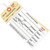 6 1/4 x 3 1/8" - (0500-0999) Inventory Tags 2 Part Carbonless Stub Style #8 - Pre-Wired (Case of 500)