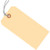 2 3/4 x 1 3/8" 10 Pt. Manila Shipping Tags - Pre-Strung (Case of 1000)