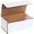 10 x 6 x 4" White Corrugated Mailers (Bundle of 50)