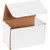 10 x 6 x 6" White Corrugated Mailers (Bundle of 50)