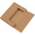 12 1/8 x 9 1/8 x 1" Kraft Easy-Fold Mailers (Bundle of 50)