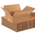 12"L x 10"W x 4"H Multi-Depth Corrugated Box, 25-Pack