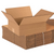 12"L x 10"W x 4"H Multi-Depth Corrugated Box, 25-Pack