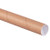 1 1/2 x 15" Kraft Tubes with Caps (Case of 50)