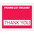 4 1/2 x 5 1/2" Red "Packing List Enclosed - Thank You" Envelopes (Case of 1000)