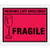 4 1/2 x 5 1/2" Red "Packing List Enclosed - Fragile" Envelopes (Case of 1000)