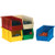 10 7/8 x 11 x 5" Plastic Stack & Hang Bin Boxes (Case of 6)