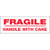 2" x 110 yds. - "Fragile Handle With Care" Tape Logic Messaged Carton Sealing Tape (Case of 6)