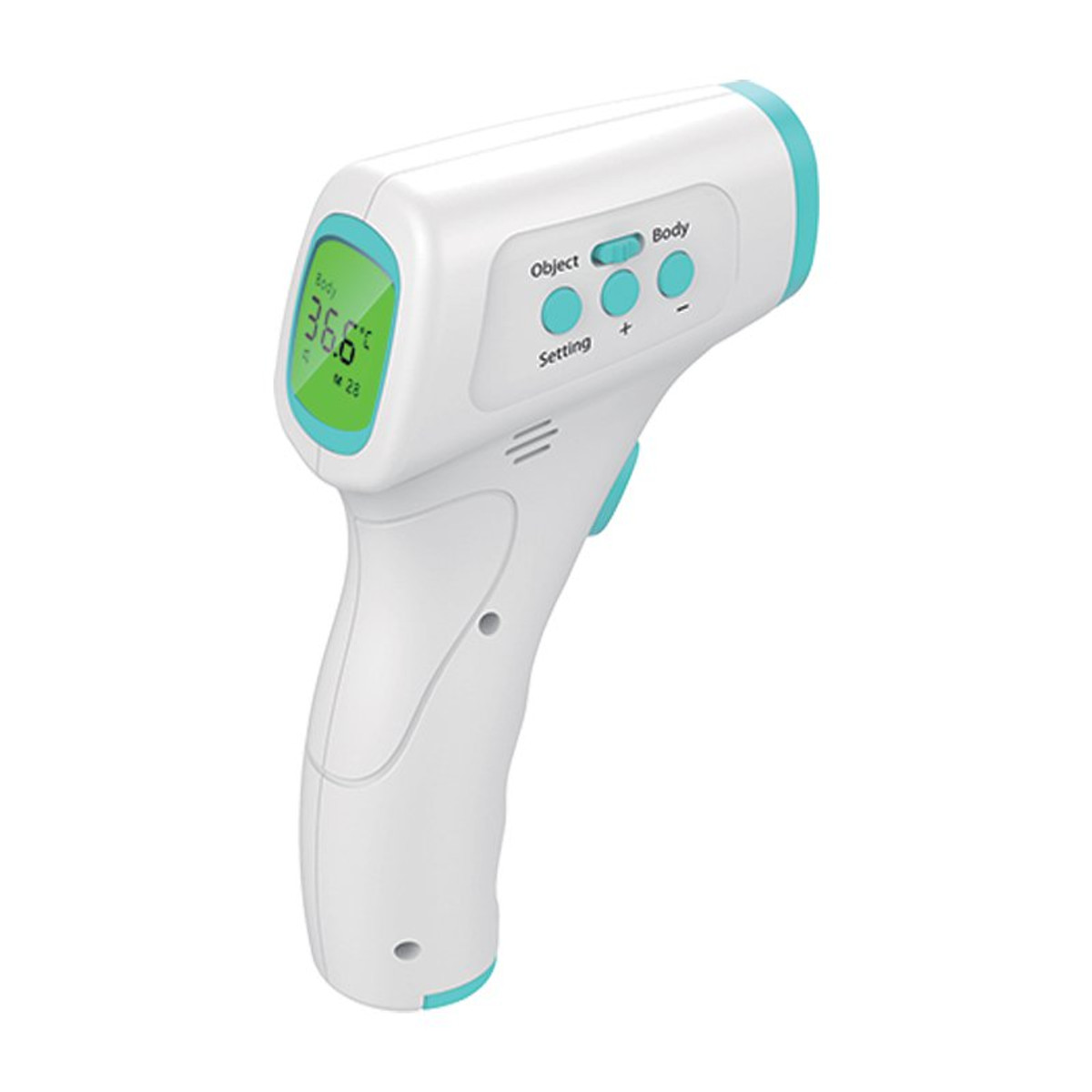 Non Contact Forehead Thermometer - Color Coded Fever Warning - 1 Second Accurate