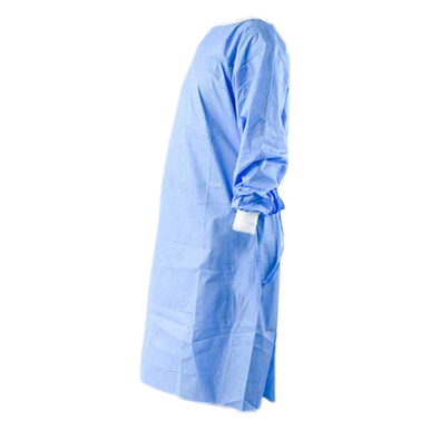 Medtecs Disposable PPE Gowns, PPSB Laminated PE Medical Isolation Gown,  Protective Personal Iso Cover Coat, AAMI Level 4, Fluid Resistant Durable  for Unisex Adults, 63g, color White, 100 pcs per pack - Newegg.com