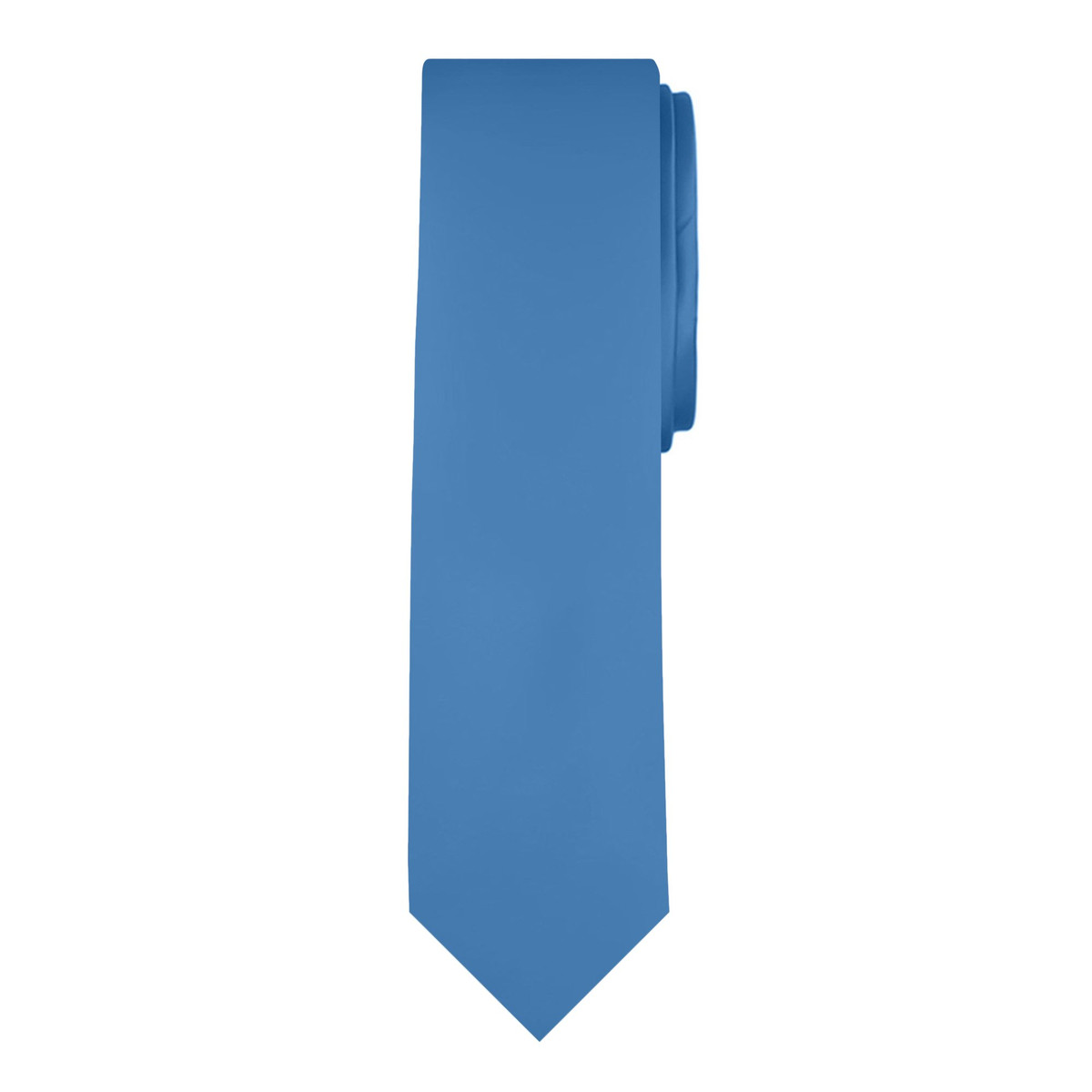 Solid Slim Tie - Ocean Blue