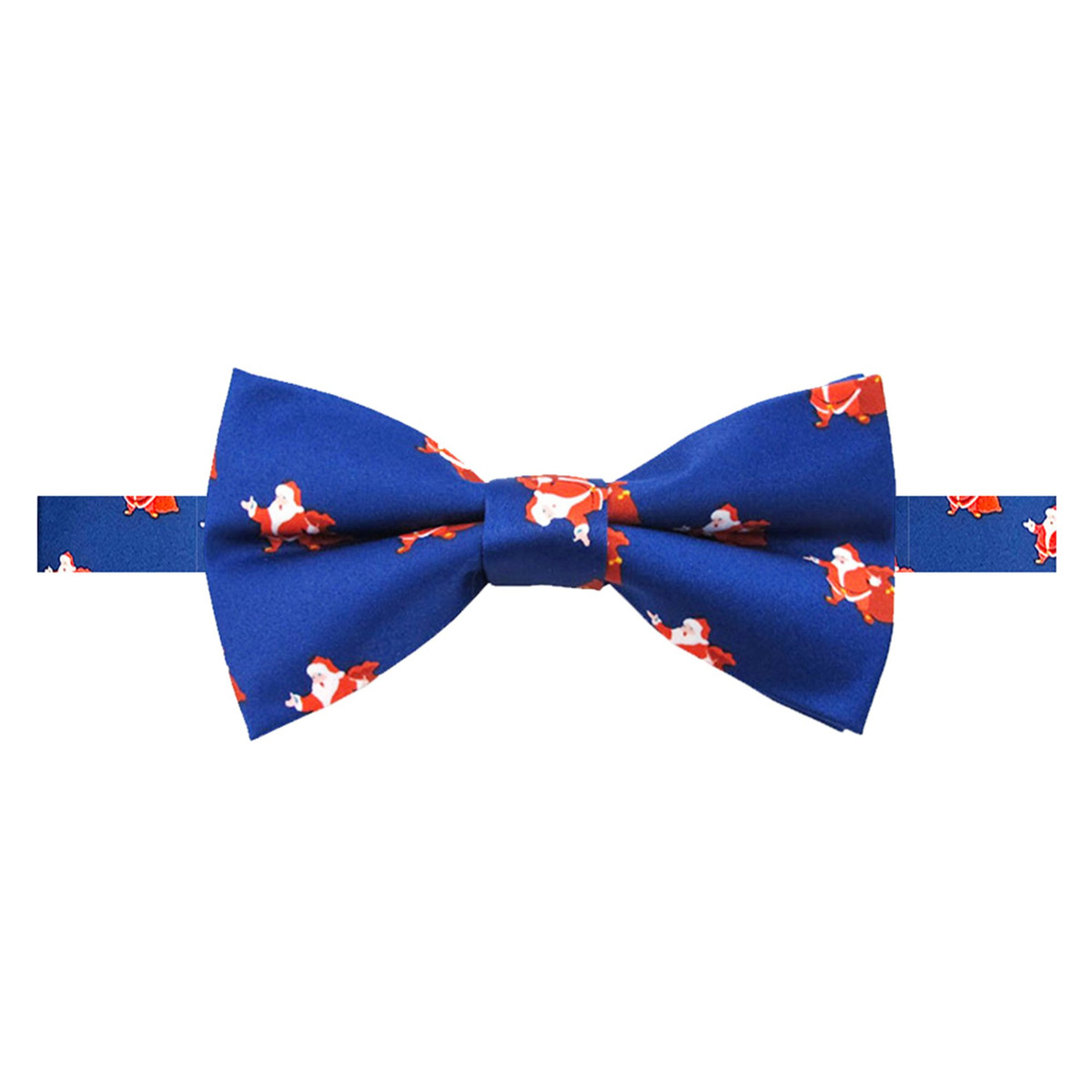 Young Boys' Merry Christmas Jolly Ole Santa Adjustable Pre-Tied Banded Bow Tie